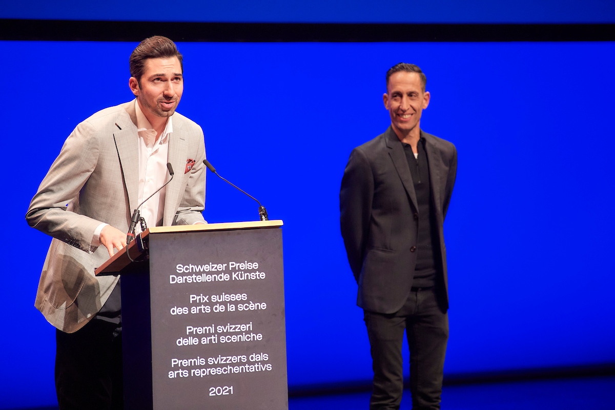 Martin Zimmermann Laudatio Guillaume Guilherme Schweizer Grand Prix Darstellende Künste